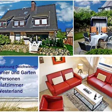 Deichwiese Westerland Auf Sylt Apartment Suderende (Sylt)